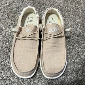 “Wally Funk” Hey Dude slip-ons - Never worn - Men’s size 10